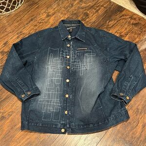 90's Outkast Clothing Co.
Jean Jacket Chest Pocket embroidered on both sides